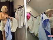 No Panties, No Shame – Sheer Clothes Show Off My Slippery Slit 7/16