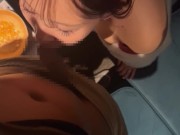 【素人】シーシャバーでイチャイチャ危険なイラマフェラ抜き/イラマ/素人/巨乳/美乳/中出し/ハメ撮り/喘ぎ声/美女/日本人av/高速ピストン/アクメ/激イキ/生ハメ/個人撮影/大学生/エロ/下着 - Screenshot 13 of 16 - Japanese かわいい