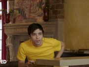 MILFED - Milf Victoria Zdrok Catches Her Stepson Ricky Jerking Off And Joins Him For A Naughty Fuck 1/16