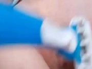 Giving my pussy (Lucy) a shave 😈🪒 12/16