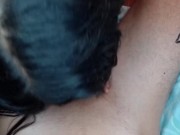 mi hermanastra quiere follar en silencio por que su novio esta afuera de la abitacion 2/16