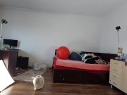 Sexy mom tries on clothes and cuts them. Latina hairy pussy, big tits. 1/16