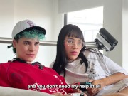 SABES QUE ME CORRO RÁPIDO! Lengua, saliva y orgasmos jugando videojuegos 1/16