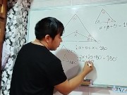 38 Geometry Sexual Mathematics Calculate the value of X Angles Triangles 8/16