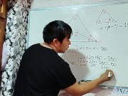 38 Geometry Sexual Mathematics Calculate the value of X Angles Triangles 9/16