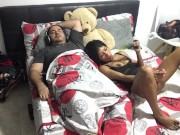 I dildo my pussy in front of my stepfather 15/16