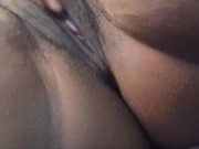 EBONY WITH BIG BUT FINGER PUSSY AN ANAL FOR  DADDY