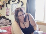  BBW Femdom Pegs and Ruins Sub's Orgasm THREE TIMES in Bondage (Preview) 7/16