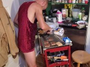 Sexy Chef Bachelor Cooking - EASY Strawberry Empanadas & Indoor S'mores! 13/16