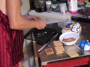 Sexy Chef Bachelor Cooking - EASY Strawberry Empanadas & Indoor S'mores! 16/16