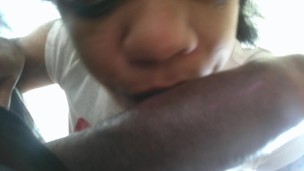 POV BLOWJOB INDIAN WIFE SUCKING DEEPTHROAT FETISH SPITTING AND SWALLOWING