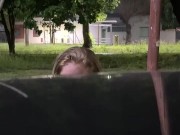 CLARII QUINN la enfermera en trio en auto con desconocidos. Video en mi canal