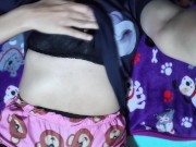 💦Colombian girl masturbating alone and moaning while watching a porn movie💦 2/16