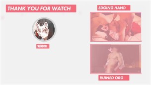 Before met me, masochistic boy came here with holding his ejaculation. His face got horny which...