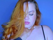 Redhead step sister gets facial cumshot from her perverted stepbrother - Family relationship 1/16