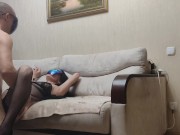 Husband films his wife getting fucked in their bed 8/16