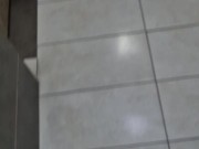 Totally naked in mall restroom while shopping 11/16