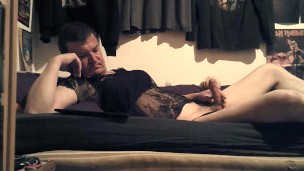 Jerking for you (85) with one testicle