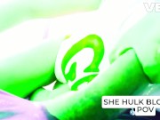 POV FACE BLOWJOB SHE HULK PARODY UP CLOSE