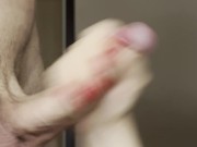 Choking my latina girlfriend with my monster dick