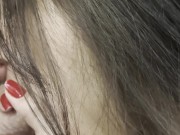 Choking my latina girlfriend with my monster dick 4/16