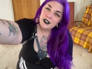 POV Goth Babe Stuffs You 7/16