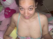 Hot Teen Slut In Pink High Heels Loves To Masturbate With Older Men 1/16