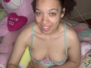 Hot Teen Slut In Pink High Heels Loves To Masturbate With Older Men 2/16