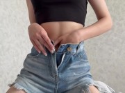 She took off her shorts, and then her panties.... She was fucked 1/16