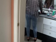 Beautiful stepmother shows off her big ass, gets on all fours, and I cum - Screenshot 16 of 16 - Cum Inside