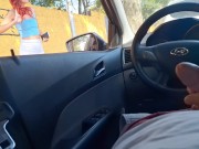 Pedindo informações na rua pra gostosa mostrei meu pau pra ela! 2/16