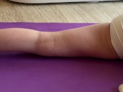 stretching in the shower 15/16