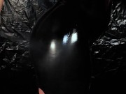 Latex Girl gives Handjob with Latex Gloves till Cum 1/16