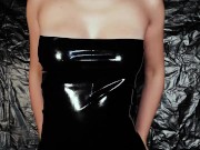 Latex Girl gives Handjob with Latex Gloves till Cum 5/16