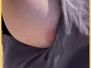 Wife walks around public beach fully nude 4/16