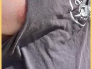 Wife walks around public beach fully nude 5/16