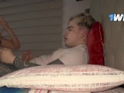 My stepsister and I recorded ourselves getting horny in our parents' bed