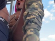 SQUIRTIIIING RAIN , KENYAN FEMALE SOLDIER SCREWED IN  AN SQ ON A MADARAKA DAY HOLIDAY 5/16