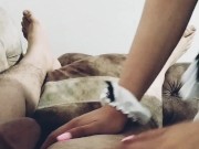 زنم وقتی نیس خدمتکار جندمو میکنم پ1 / Hot maid 10/16