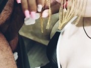 زنم وقتی نیس خدمتکار جندمو میکنم پ1 / Hot maid 7/16