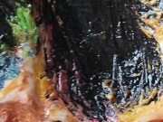 Mixed Media Arts from trash (Lava Art) 7/16