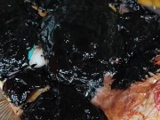 Mixed Media Arts from trash (Lava Art) 8/16