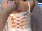 My stepmom wanted a huge portion of cum 10/16