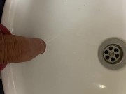 Peed in the sink without hands 12/16