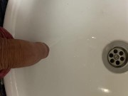 Peed in the sink without hands 13/16