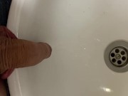 Peed in the sink without hands 15/16
