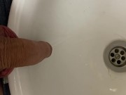 Peed in the sink without hands 9/16