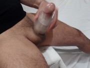 Solo cock stroking with the Mia Quickshot 14/16