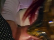 Enceinte elle suce et je lui gicle dessus 1/16