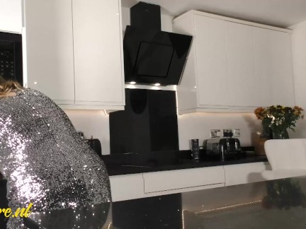 Kitchen Time With Naughty Mature Neelala And Her Toys